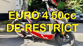 50cc 4 Stroke DeRestriction Euro 4 GY6New Type Scooter Derestrict “Make Ya Ped More Fasterer” [upl. by Etnod]