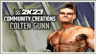 WWE 2K23  Colten Gunn Signatures and Finishers [upl. by Neetsuj]