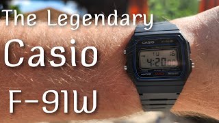 Casio F91w  Unboxing And Review [upl. by Ahsieken67]