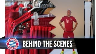 Behind the Scenes  Fotoshooting beim FC Bayern [upl. by Ennire757]