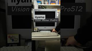 Its 2002 and you switch on your iiyama Vision Master Pro512 CRT Monitor crtgaming [upl. by Dnomde]