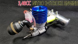 Starter 348cc Nitro 2 Stroke Engine [upl. by Slorac]