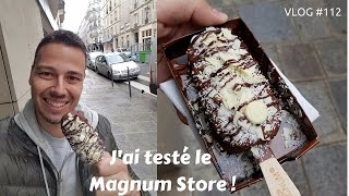 Je teste les glaces du Magnum Store VLOG 112 [upl. by Euqinna]