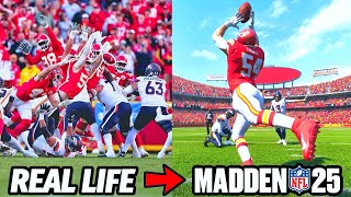 I Recreated TOP PLAYS From NFL Week 10 in Madden 25 [upl. by Teerprah]