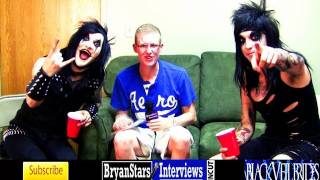 Black Veil Brides Interview 3 Jinxx amp Jake Pitts UNCUT Warped Tour 2011 [upl. by Nanete800]