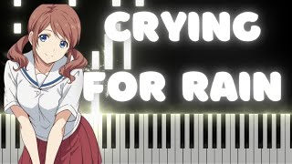 Domestic Girlfriend OP quotCrying for Rainquot Piano Cover arr FB Piano Anime [upl. by Blatman]