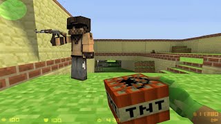 CounterStrike 16 Minecraft Edition  dedust counterstrike16 [upl. by Suedaht]