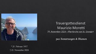 Trauergottesdienst Maurizio Moretti [upl. by Jannery405]