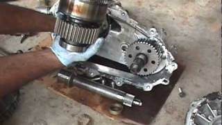 Chevy Astro AWD Shorty Borg Warner 4472 Transfer Case Change [upl. by Ynnoj]