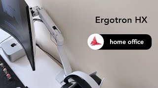 Unboxing amp Setup Ergotron HX Monitor Arm with HD Pivot  Developer Diaries Desk Setup [upl. by Olihs]