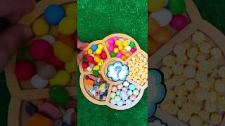 Filling Platter with Sweets  asmr satisfying no talking shorts trending [upl. by Harias]