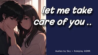 ASMR girlfriend comforts you as you cry lovingsoft voicekind words [upl. by Sudnac]