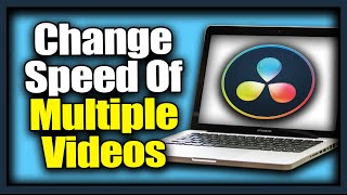 DaVinci Resolve 18 Change Clip Speed Of Multiple Clips [upl. by Liek]