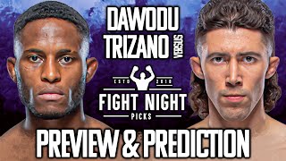 UFC Fight Night Hakeem Dawodu vs Mike Trizano Prediction [upl. by Trakas992]