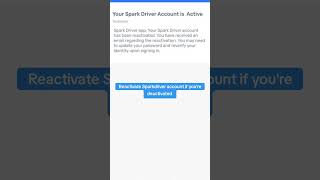 Reactivate Sparkdriver account waitlist reactivate spark sparkdriver gigdriver gigworker gig [upl. by Sakmar]