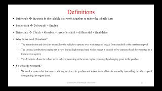 Introduction to Autotronics Lec 4 Clutch Fall 2024 [upl. by Kcyrred]