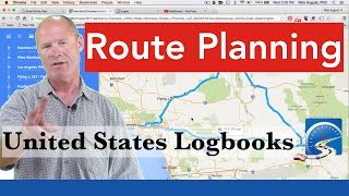 How to TRIP PLAN in the United States for CDL Drivers Learning to Navigate  Logbooks [upl. by Dareg]