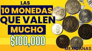 LAS 10 MONEDAS MAS VALIOSAS DE MEXICO Nikel y Cobre [upl. by Harol37]