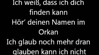 Tokio Hotel  Durch den Monsun LYRICS  ORGINAL SONG [upl. by Akihsal701]