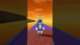 you cant defeat sonic in speed game roblox shorts trending [upl. by Labanna622]