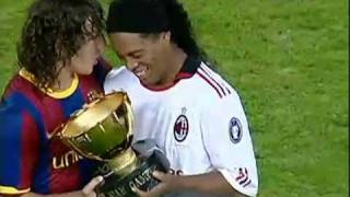 Ronaldinho Gaucho é homenagiado pelo F C Barcelona [upl. by Isle]