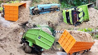 KOMPILASI Hino 500 Truk Fuso 220Ps Trinton Truk Engkel Hino 500 OFROAD Laka Lintas Rc Handmade [upl. by Ailero]