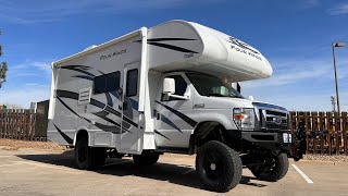 Thor 4 winds 22b moto hauler 4x4 conversion [upl. by Urbannai]