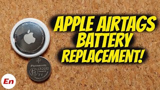 How to Change Battery on Apple AirTags Battery Replacement [upl. by Akcirahs]