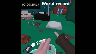 World record Speedrun codeonlyup community world  Yeeps hide and see vr yeep 2018 gaming [upl. by Anahpets]