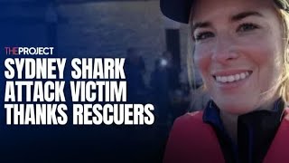 Sydney Shark Attack Victim Thanks Rescuers [upl. by Lib]