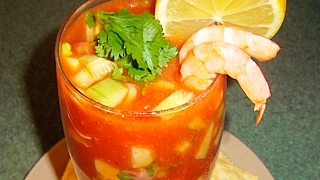 COCTEL de CAMARONES mariscos receta Complaciendo Paladares [upl. by Akem]