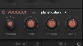 iZotope VocalSynth  Vocoder Audio Example  Planet Galaxy [upl. by Berky729]