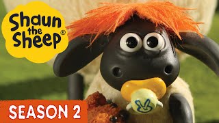 Shaun the Sheep 🐑 Season 2 Full Episodes 1  8  Double Trouble  MORE  Cartoons for Kids [upl. by Essilevi]