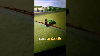 Oprysk owsa na chwasty subscribe fs25 farmingsimulator25 farming gra [upl. by Ecirtahs246]