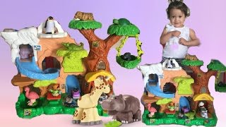 Little People Zoo Talkers Animal Sounds zoo Family fun [upl. by Leasi]