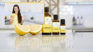 Lemon Essential Oil Best Uses amp Benefits  Quick How To [upl. by Ro894]