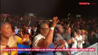 Everton Mlalazi on stage at the AfriPraise show in Birmingham [upl. by Ijic]