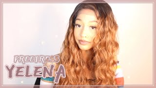 Glamourtress  Freetress Equal Lace amp Lace Synthetic Hair Lace Front Wig  YELENA [upl. by Kehoe738]