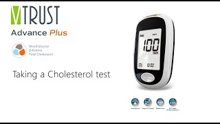 Advance Plus Strips Total Cholesterol Test Operational Tutorial [upl. by Pugh]