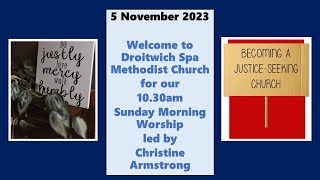 Welcome to Worship at Droitwich Spa Methodist Church [upl. by Nahgeem]