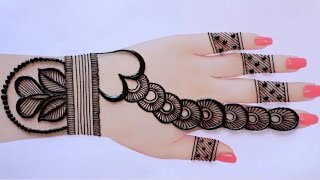 Eid special Simple mehndi design for handEasy mehndi design shorts mehndi [upl. by Eidurt]