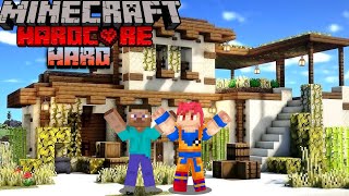 We survive minecraft in difficulty hard mode in hindi  minecraft gameplay [upl. by Musetta]