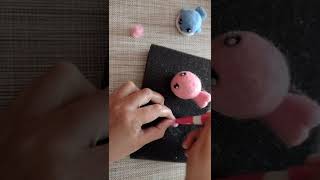 ¿ Qué Herramientas necesitamos para trabajar el fieltro agujado Almohadillas shorts needlefelting [upl. by Ymmij]