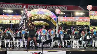 Katzenjammers Steel Orchestra performs “Rock It” at Carnival Lagniappe [upl. by Etteniotnna]