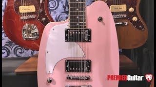 NAMM 18  PureSalem Guitars Cardinal Bass amp Levitation 12String Demos [upl. by Ermey316]