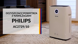 Oczyszczacz powietrza Philips AC272910 – dane techniczne – RTV EURO AGD [upl. by Anileme]