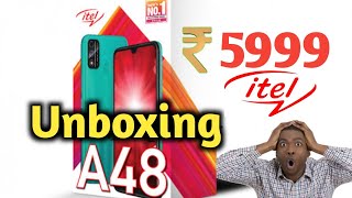 Itel a48 unboxing  Itel a48 specification  Itel a48 price in india [upl. by Kcirrez]