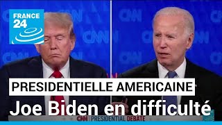 Présidentielle américaine  les médias sinterrogent sur le maintien de la candidature Biden [upl. by Marras559]