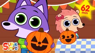 Were Going To The Pumpkin Patch  More  Kids Halloween Music  Super Simple Songs [upl. by Reichert]