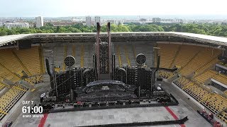 Rammstein  Europe Stadium Tour Time Lapse [upl. by Onileba]